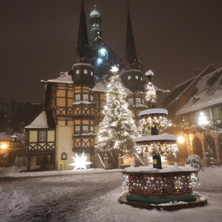 Haus Kreuzberg Mit Schlossblick Wernigerode Exterior foto