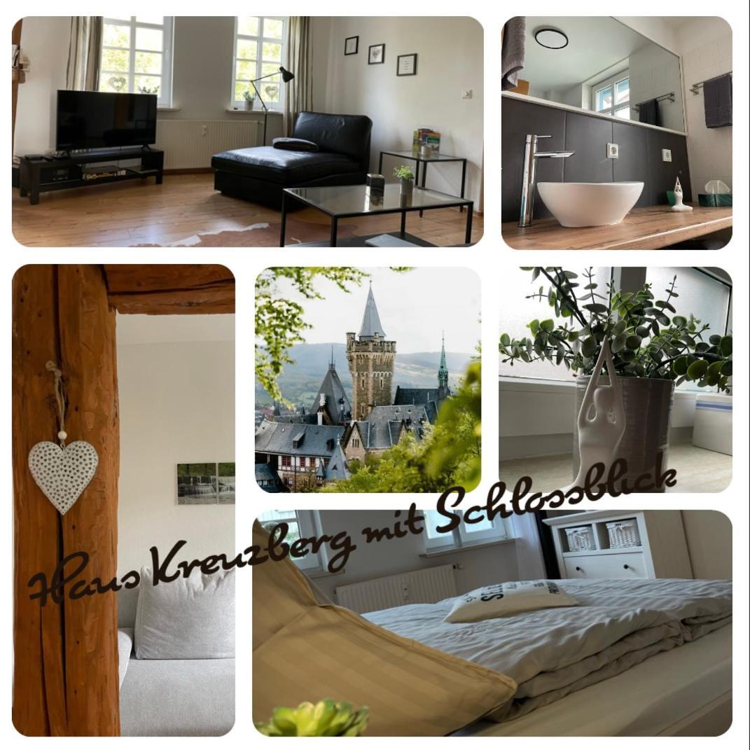 Haus Kreuzberg Mit Schlossblick Wernigerode Exterior foto